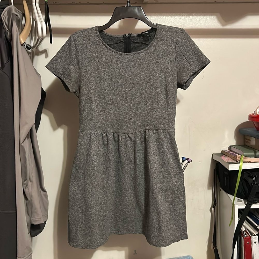 Forever 21 Skater Dress With Pockets Mediun